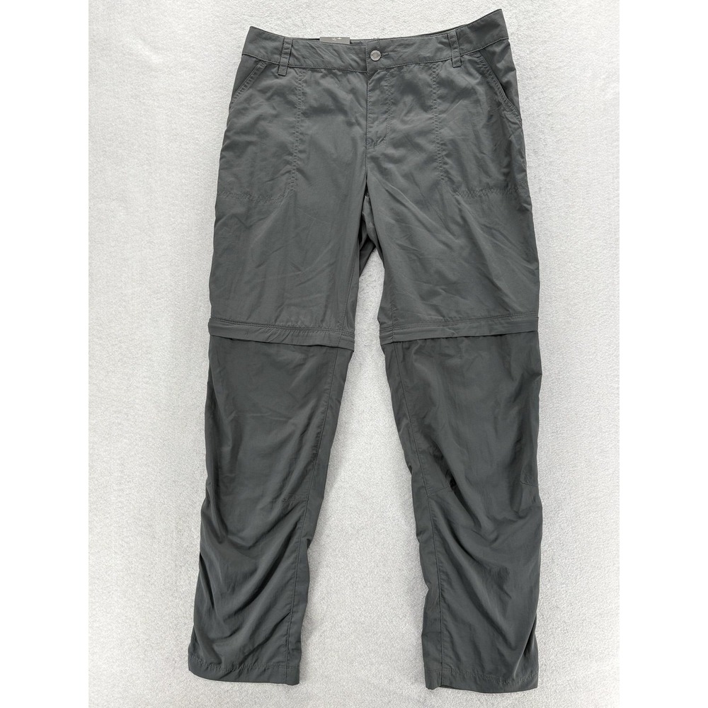 Columbia Silver Ridge 2.0 Convertible Pants Womens 12 Gray Omni-Shade Hiking Sun